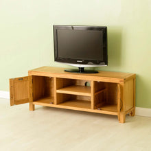 Load image into Gallery viewer, Abbey Waxed Oak 120cm TV Stand
