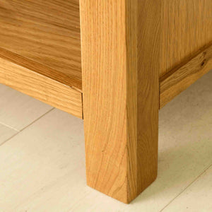 Abbey Waxed Oak 90cm TV Stand