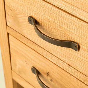 Abbey Waxed Oak Bedside Table