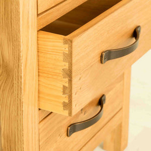 Abbey Waxed Oak Bedside Table