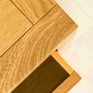 Abbey Waxed Oak Bedside Table