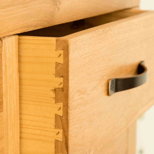 Abbey Waxed Oak 2 Over 3 Chest of Drawers