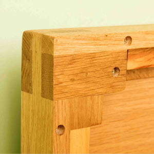 Abbey Waxed Oak Blanket Box