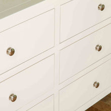 Load image into Gallery viewer, Cornish White 6 Drawer Chest

