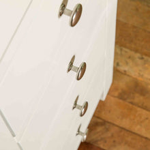 Load image into Gallery viewer, Cornish White 5 Drawer Tallboy
