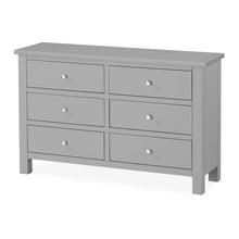 Load image into Gallery viewer, Cornish Grey 6 Drawer Chest
