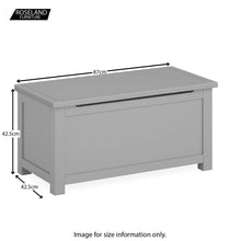 Load image into Gallery viewer, Cornish Grey Blanket Box
