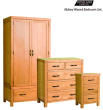 Load image into Gallery viewer, Abbey Waxed Oak Bedroom Set - 2/3 Drawer Chest
