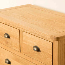 Load image into Gallery viewer, Roseland Oak 2 Over 3 Drawer Chest
