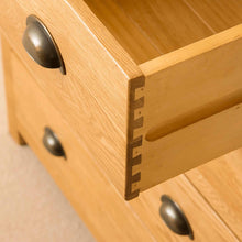 Load image into Gallery viewer, Roseland Oak 2 Over 3 Drawer Chest
