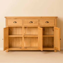 Load image into Gallery viewer, Roseland Oak 3 Door Sideboard
