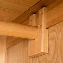 Load image into Gallery viewer, Roseland Oak Double Wardrobe - All Hanging
