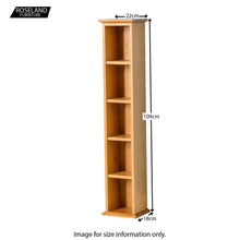 Load image into Gallery viewer, Nordic Oak Single DVD Tower
