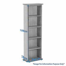 Load image into Gallery viewer, Nordic Oak Double DVD Tower
