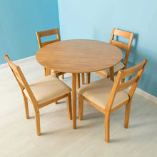 Load image into Gallery viewer, Nordic Oak 100cm Round Table
