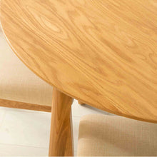 Load image into Gallery viewer, Nordic Oak 100cm Round Table
