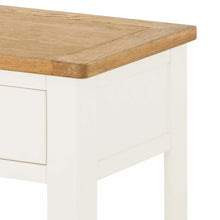 Load image into Gallery viewer, Padstow White Lamp Table With Drawer
