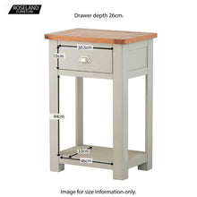 Load image into Gallery viewer, Padstow Grey Telephone Table
