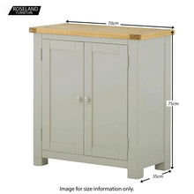 Load image into Gallery viewer, Padstow Grey Small Cupboard
