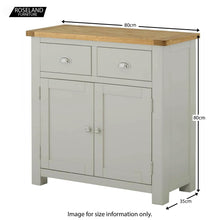Load image into Gallery viewer, Padstow Grey 2-Door Sideboard
