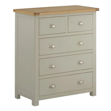 Load image into Gallery viewer, Padstow Grey 2 over 3 Drawer Chest
