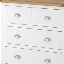Load image into Gallery viewer, Padstow White 2 over 4 Drawer Chest

