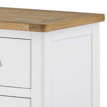 Load image into Gallery viewer, Padstow White 2 over 3 Drawer Chest
