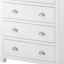 Load image into Gallery viewer, Padstow White 2 over 3 Drawer Chest
