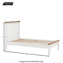 Load image into Gallery viewer, Padstow White 3&#39; Bed
