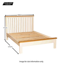 Load image into Gallery viewer, Padstow Cream 5&#39; Bed
