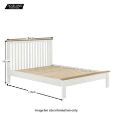 Load image into Gallery viewer, Padstow White 5&#39; Bed
