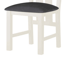 Load image into Gallery viewer, Padstow White Dining Chair - Fabric Seat
