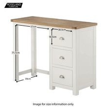 Load image into Gallery viewer, Padstow White Dressing Table
