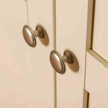 Load image into Gallery viewer, Padstow Cream Double Wardrobe with Drawers
