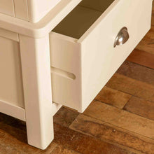 Load image into Gallery viewer, Padstow Cream Double Wardrobe with Drawers
