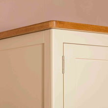 Load image into Gallery viewer, Padstow Cream All-Hanging Double Wardrobe
