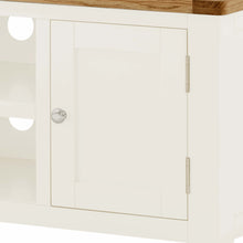 Load image into Gallery viewer, Padstow White 130cm TV Stand
