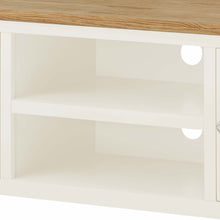 Load image into Gallery viewer, Padstow White 130cm TV Stand
