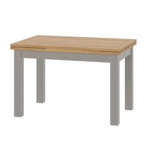Load image into Gallery viewer, Padstow Grey Lift Top Drawleaf Table 120-200cm
