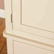 Load image into Gallery viewer, Padstow Cream Triple Wardrobe With Mirror

