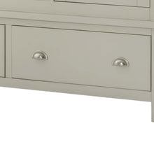 Load image into Gallery viewer, Padstow Grey Triple Wardrobe With Mirror
