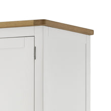 Load image into Gallery viewer, Padstow White Triple Wardrobe With Mirror
