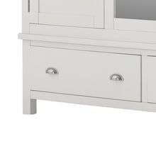Load image into Gallery viewer, Padstow White Triple Wardrobe With Mirror
