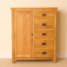 Load image into Gallery viewer, Lanner Oak Combination Wardrobe
