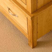 Load image into Gallery viewer, Newlyn Oak Double Wardrobe with Drawer
