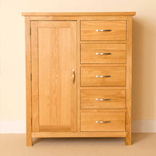 Load image into Gallery viewer, Newlyn Oak Combination Wardrobe
