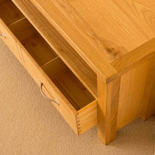 Load image into Gallery viewer, Newlyn Oak Corner TV Stand
