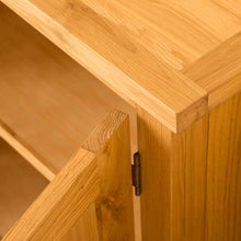 Load image into Gallery viewer, Newlyn Oak Corner Cupboard
