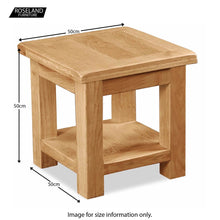 Load image into Gallery viewer, Zelah Oak Lamp Table
