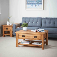 Load image into Gallery viewer, Zelah Oak King Coffee Table
